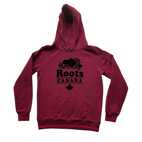 Roots Other - Roots Canada Kids Boys’ Red Cabin Hoodie Pullover Size XXL